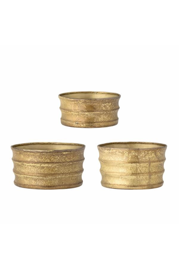 Bloomingville Lucilla Flowerpot, Gold, Metal
