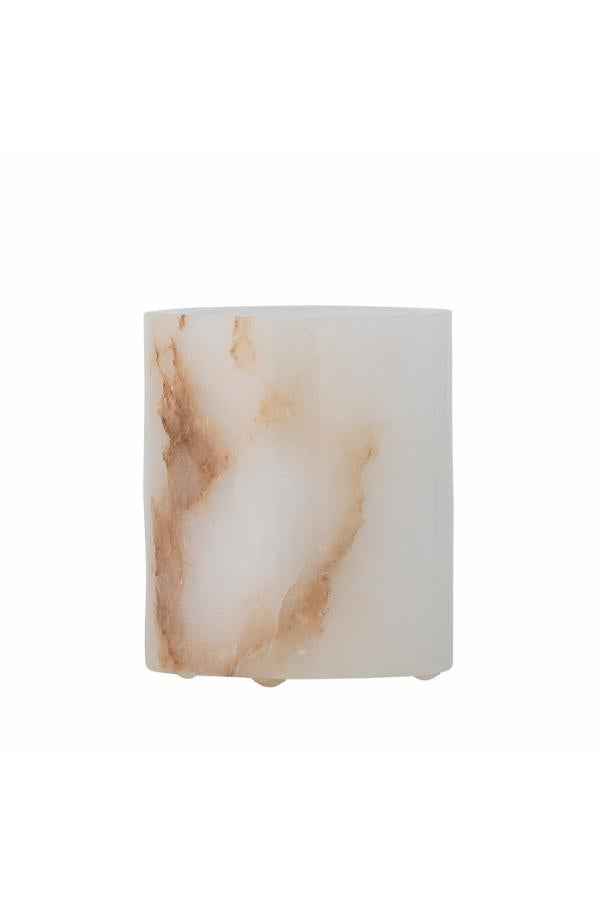 Bloomingville Annebel Votive, White, Alabaster
