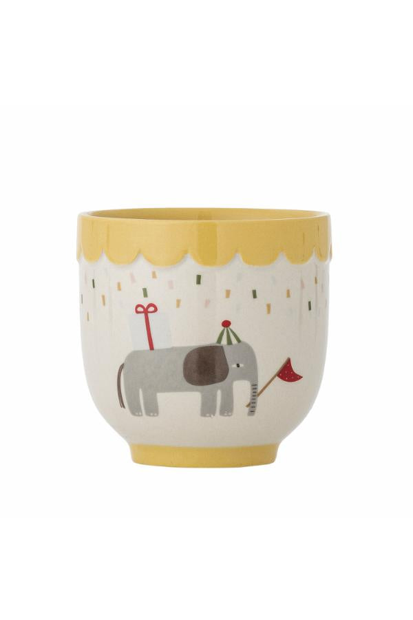 Bloomingville Mini Celebrate Cup, Yellow, Stoneware