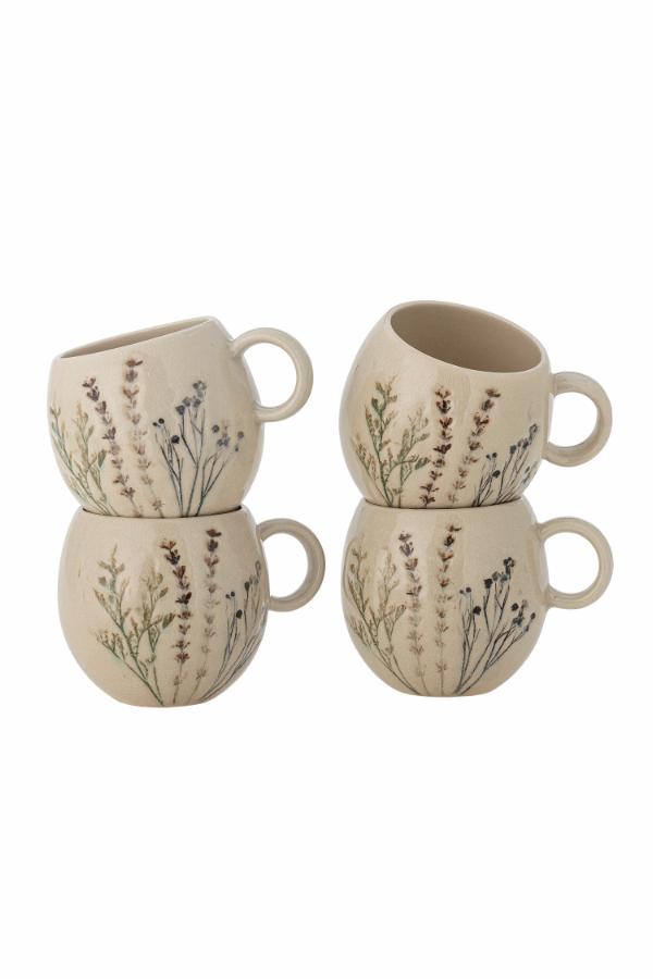 Bloomingville Bea Cup, Multipack, Nature, Stoneware