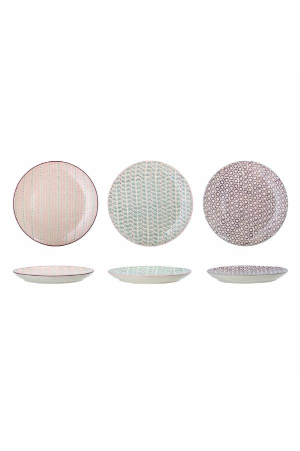 Bloomingville Maya Plate, Multi, Stoneware