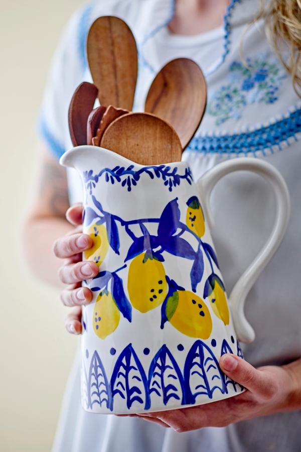Creative Collection Maxima Jug, Blue, Stoneware