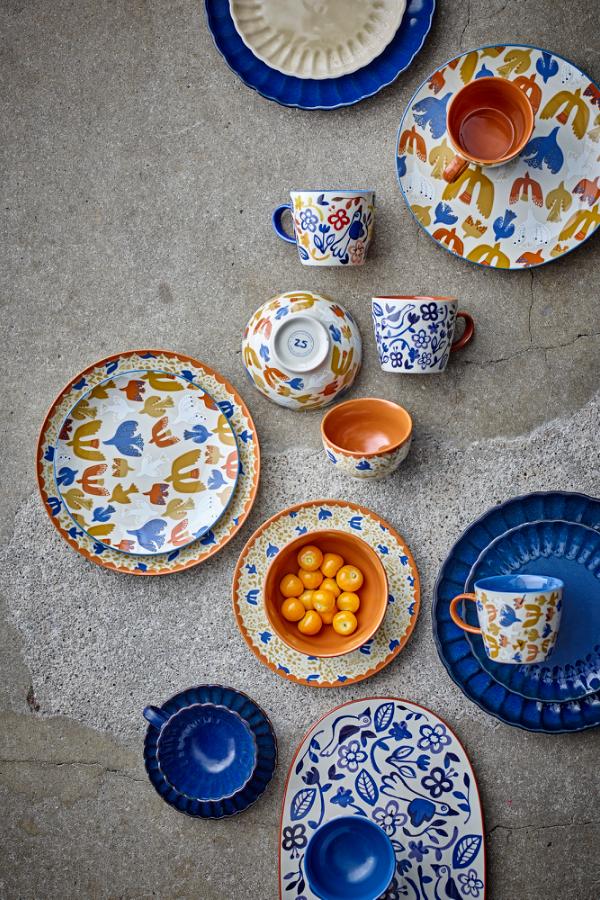 Bloomingville Figuria Mug, Multi, Stoneware