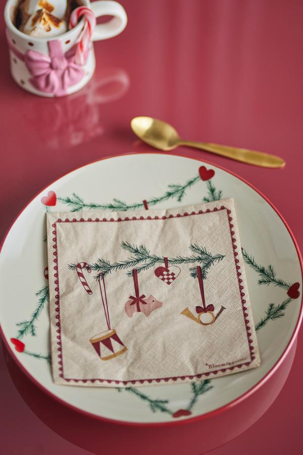 Bloomingville Yule Napkin, Nature, FSC®Recycled, Paper