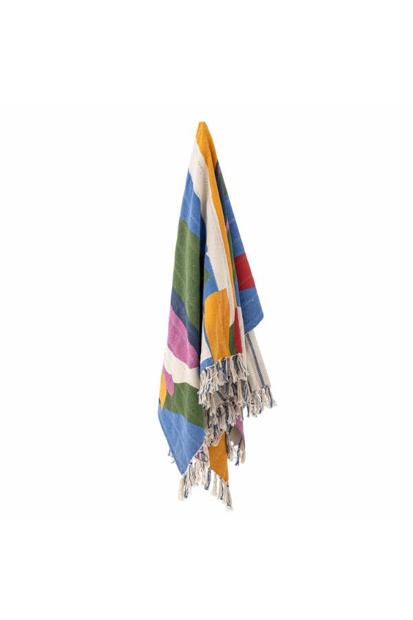 Bloomingville Artista Throw, Multi, Recycled Cotton