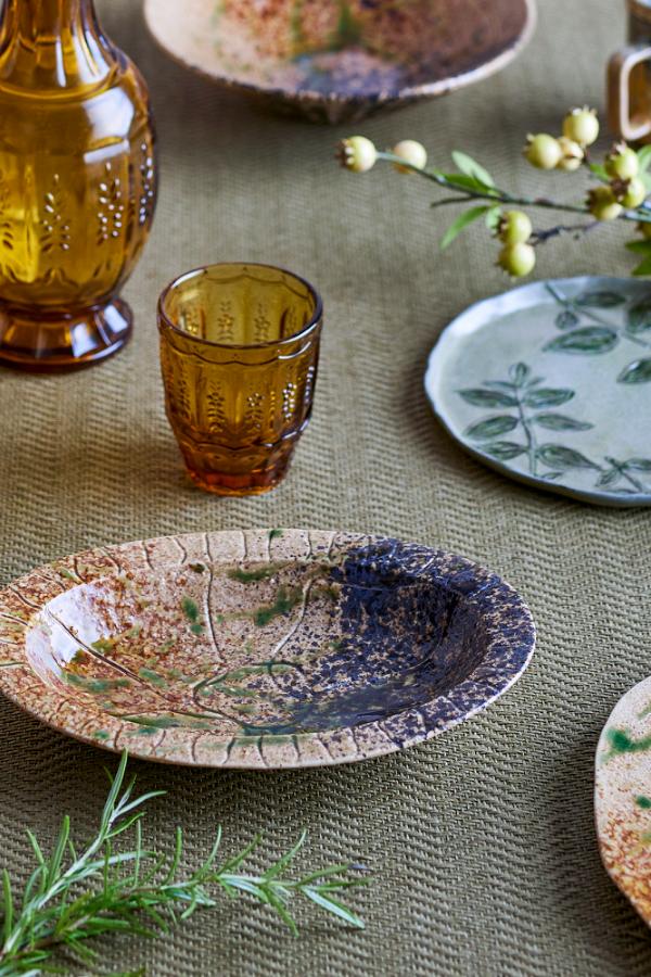 Creative Collection Larken Serving Plate, Multi, Stoneware