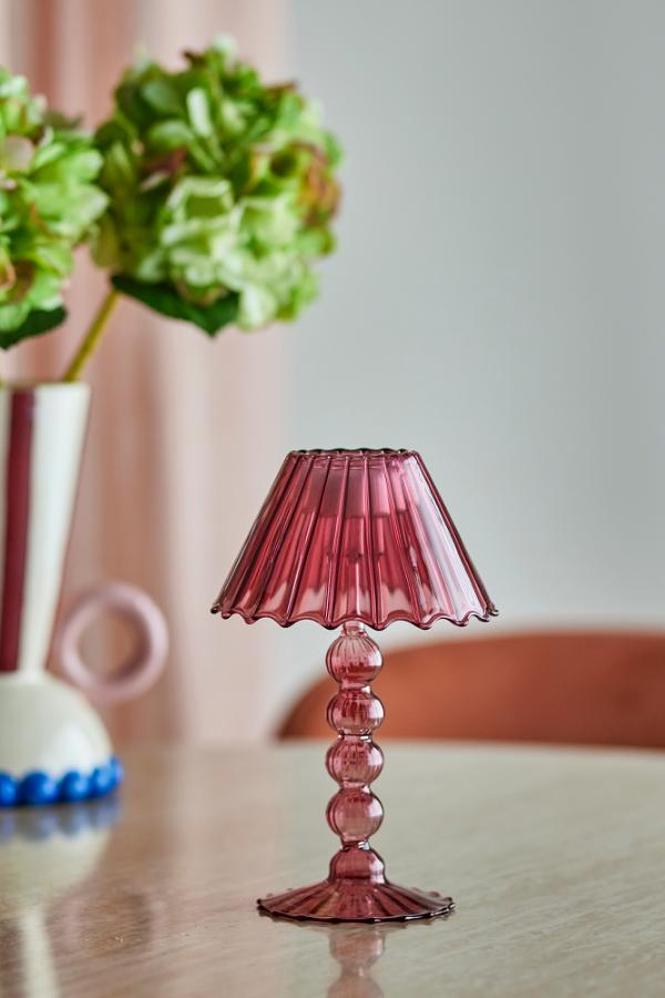 Bloomingville Cisco Votive, Red, Glass
