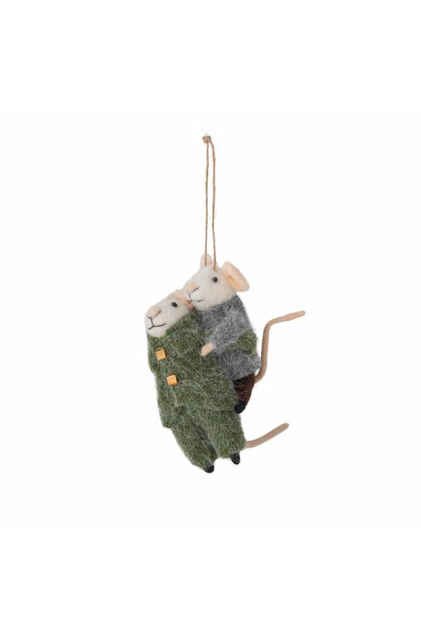Bloomingville Peo Ornament, Green, Wool