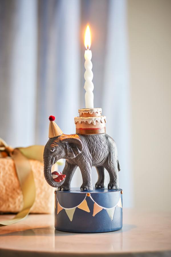 Bloomingville Mini Flor Candle Holder, Multi, Polyresin
