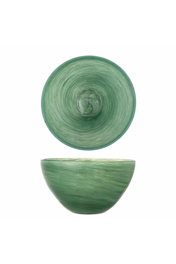 Bloomingville Esmaralda Bowl, Green, Glass