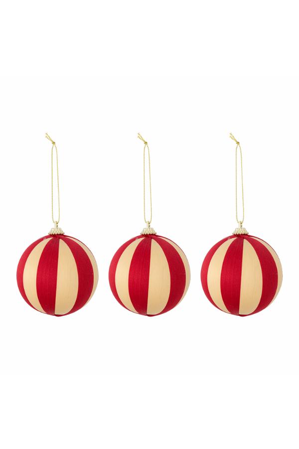 Bloomingville Wynn Ornament, Red, Polyester