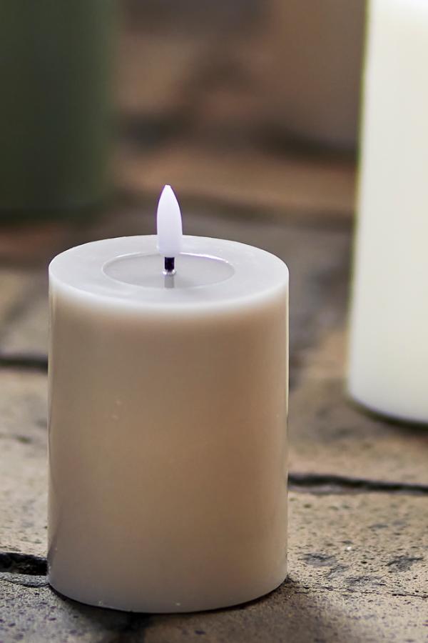 Bloomingville Ponza LED Candle, Nature, Paraffin