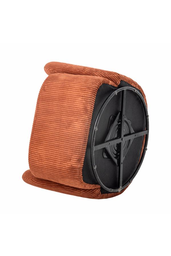 Bloomingville Pradi Lounge Chair, Orange, Polyester