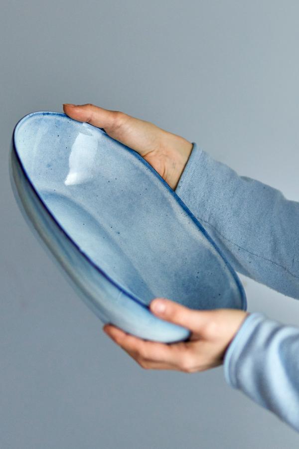 Bloomingville Sandrine Bowl, Blue, Stoneware