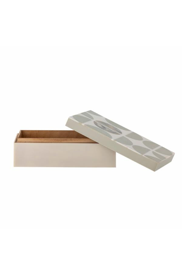 Bloomingville Kabela Box w/Lid, Grey, Resin