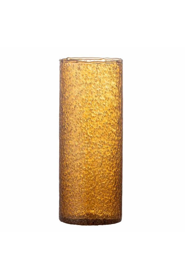 Bloomingville Zenta Vase, Brown, Recycled Glass