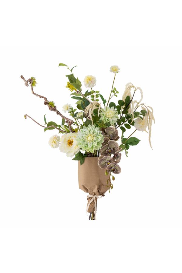 Bloomingville Rise Bouquet, White, Artificial Flowers