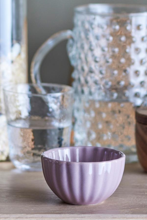 Bloomingville Latina Bowl, Rose, Stoneware