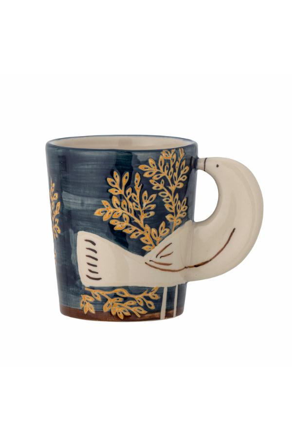 Bloomingville Hezha Cup, Blue, Stoneware