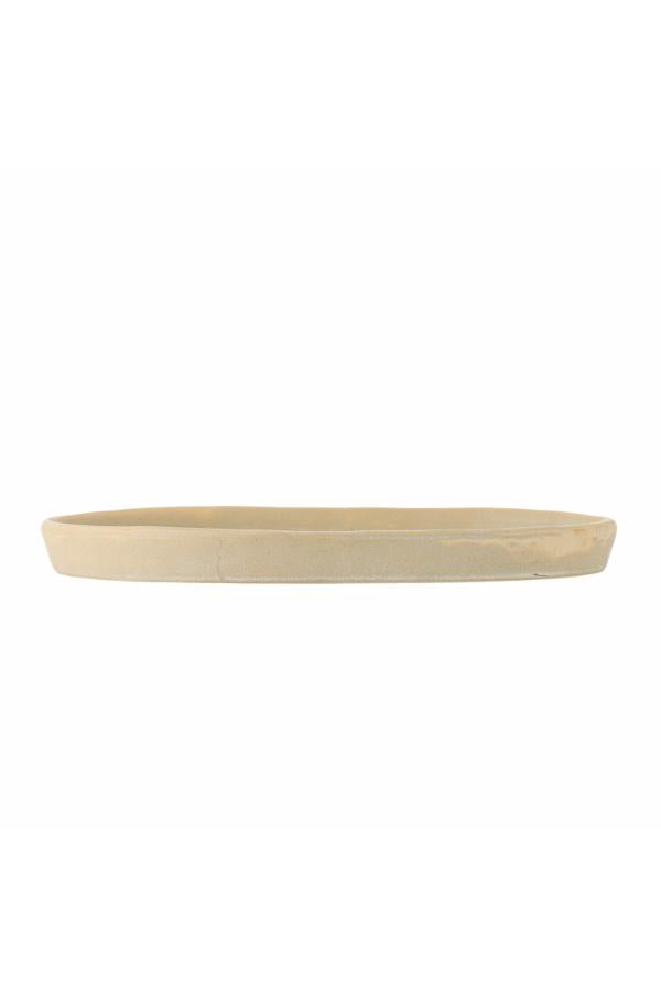 Creative Collection Hadden Serving Plate, Yellow, Stoneware