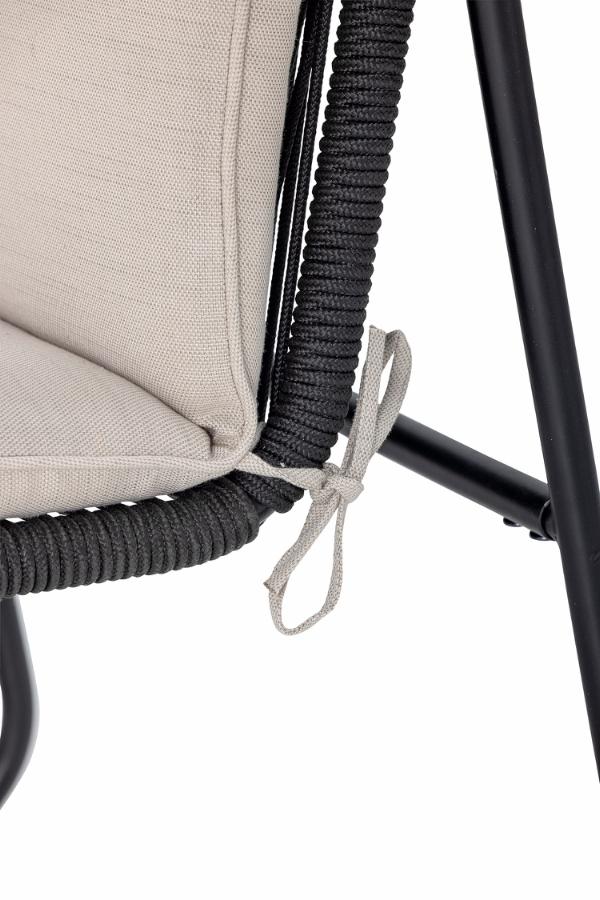 Bloomingville Hampton Lounge Chair, Black, Metal