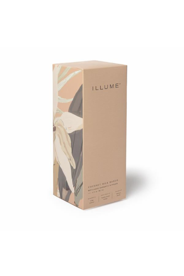 Illume Coconut Milk Mango Scent Diffuser, Rose,