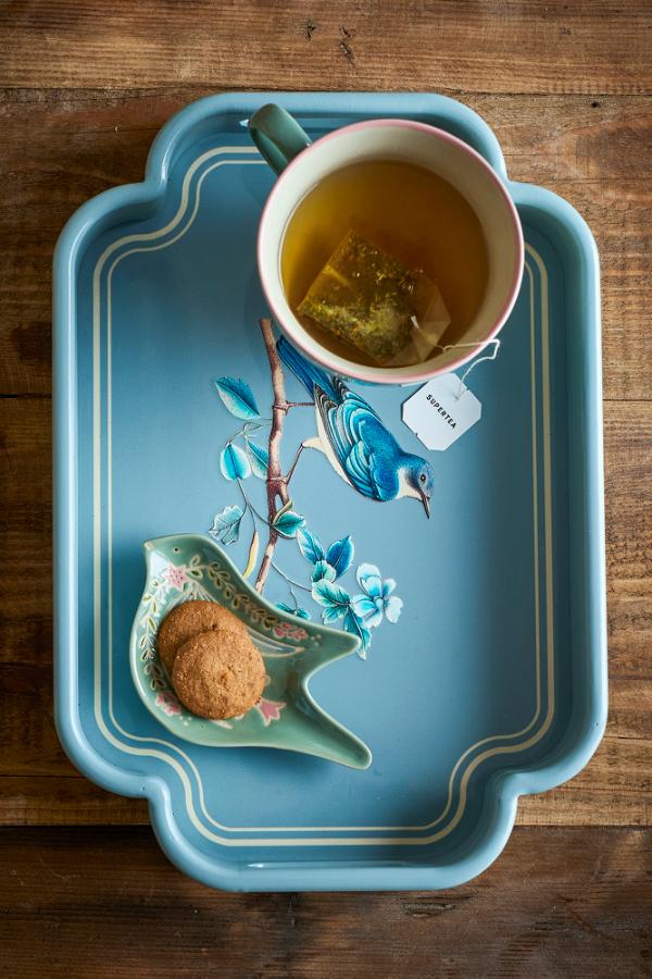 Creative Collection Meggie Tray, Blue, MDF