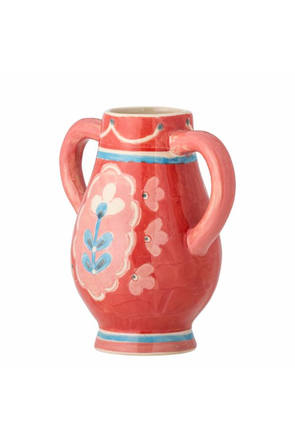 Bloomingville Odina Vase, Rose, Stoneware