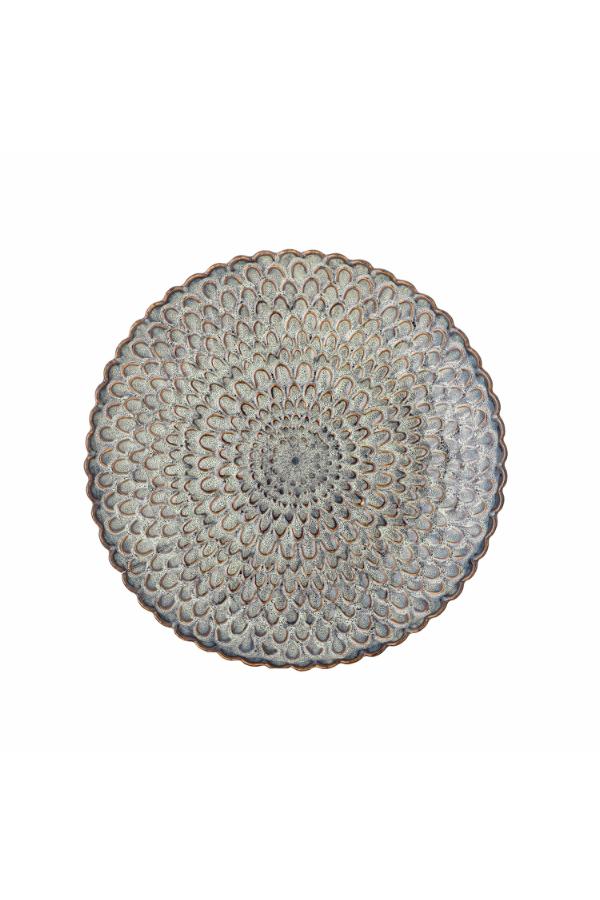Creative Collection Katrina Plate, Grey, Stoneware