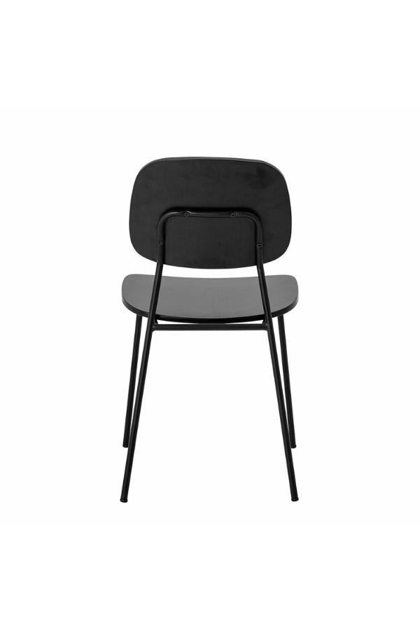 Bloomingville Monza Dining Chair, Black, Plywood