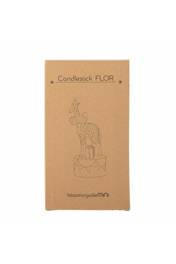 Bloomingville Mini Flor Candle Holder, Multi, Polyresin