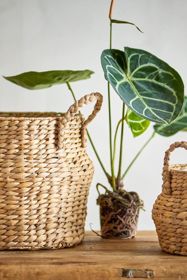 Bloomingville Bjorn Basket, Nature, Water Hyacinth