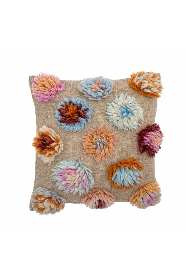 Bloomingville Somma Cushion, Multi, Wool