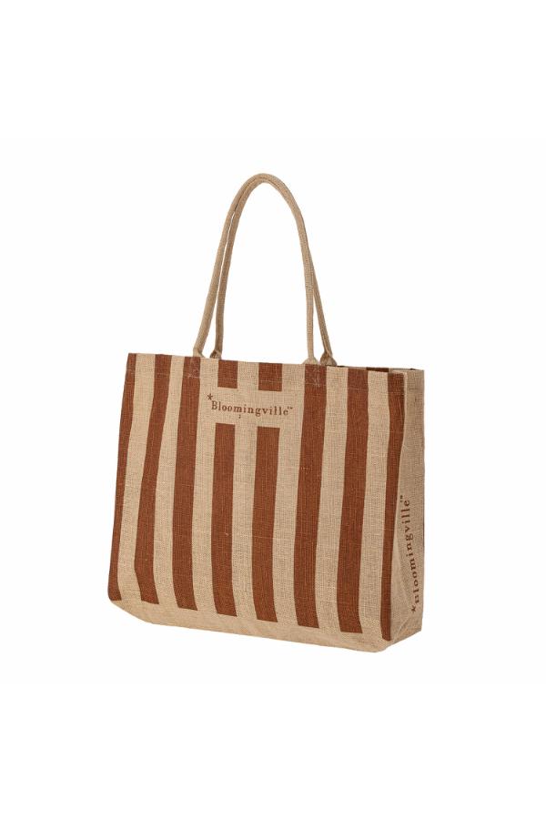 Bloomingville Bergamo Shopping Bag, Brown, Jute