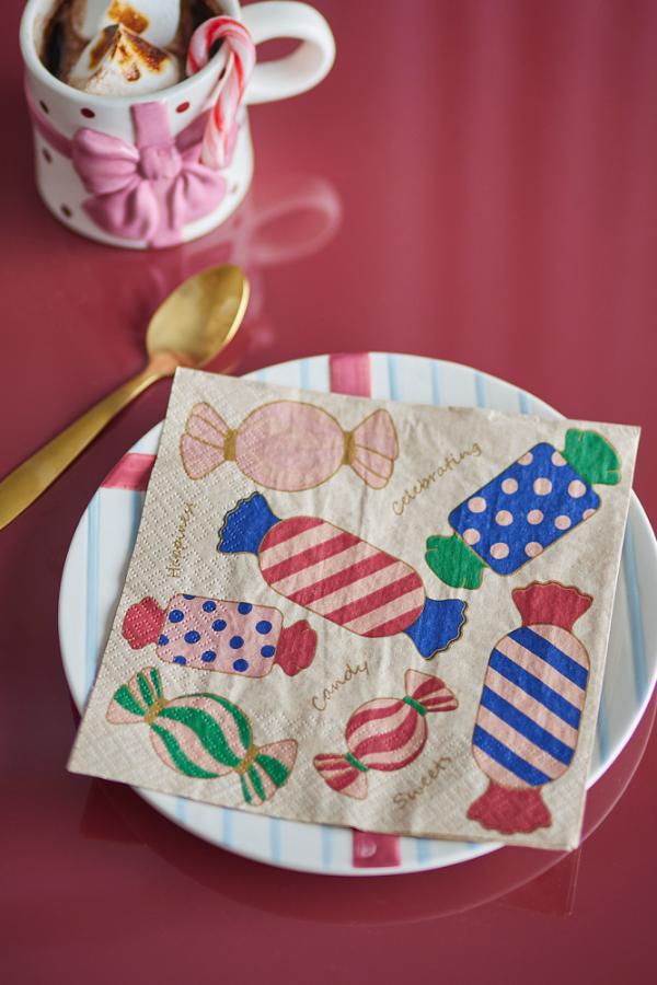 Bloomingville Caramella Napkin, Multi, FSC®Recycled, Paper