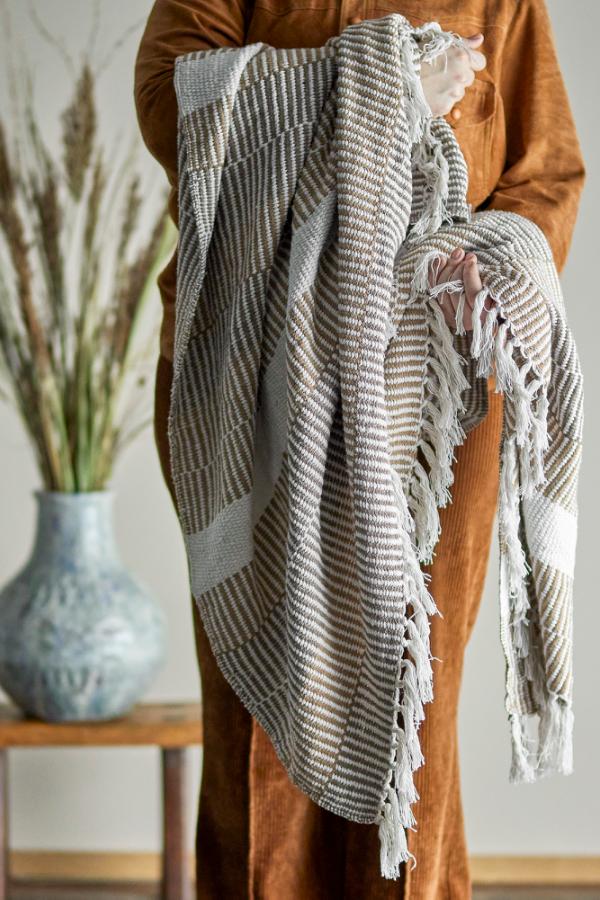Creative Collection Isnel Throw, Multi, Recycled Cotton