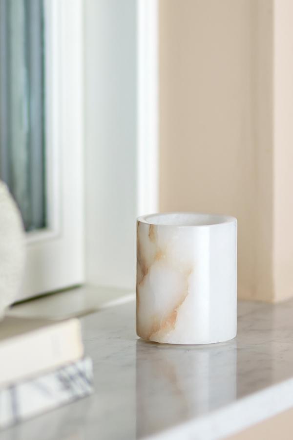 Bloomingville Annebel Votive, White, Alabaster