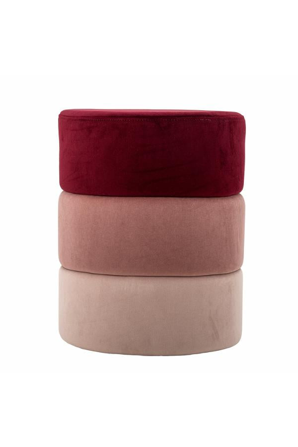 Bloomingville Bilbao Pouf, Multi, Polyester