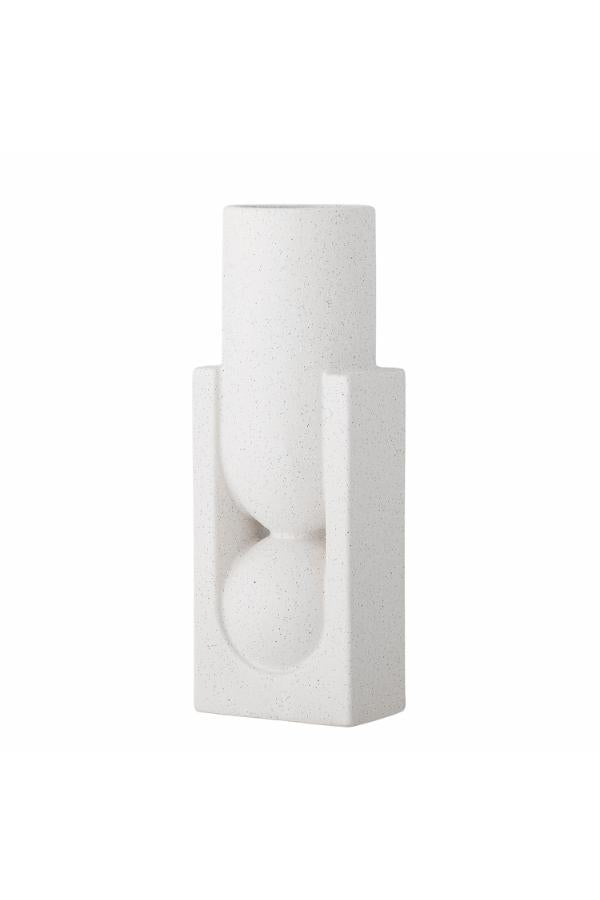 Bloomingville Salome Vase, White, Stoneware