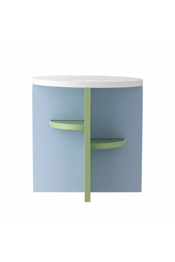 Bloomingville Mini Latti Stool, Multi, FSC®100%, MDF