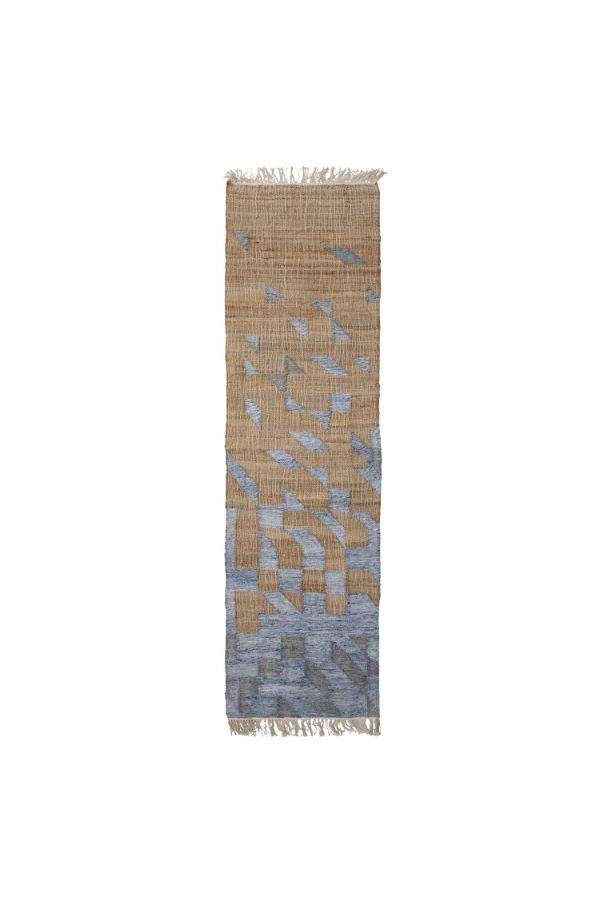 Bloomingville Vikka Rug, Blue, Jute