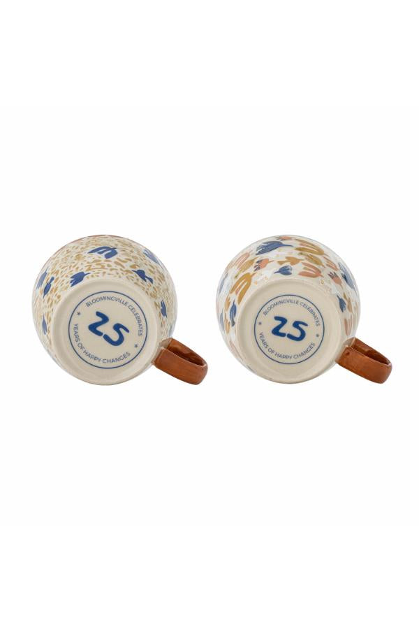 Bloomingville Anniversary Mug, Multi, Stoneware