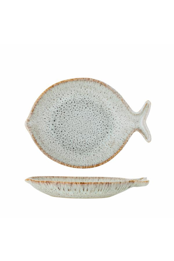 Creative Collection Fleur Serving Plate, Nature, Stoneware