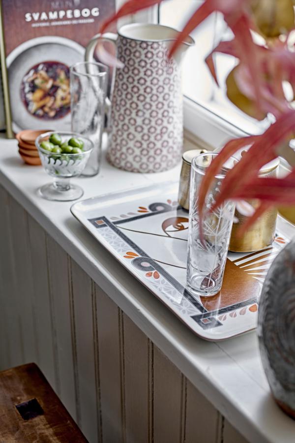 Bloomingville Rudaur Serving Plate, Multi, Stoneware