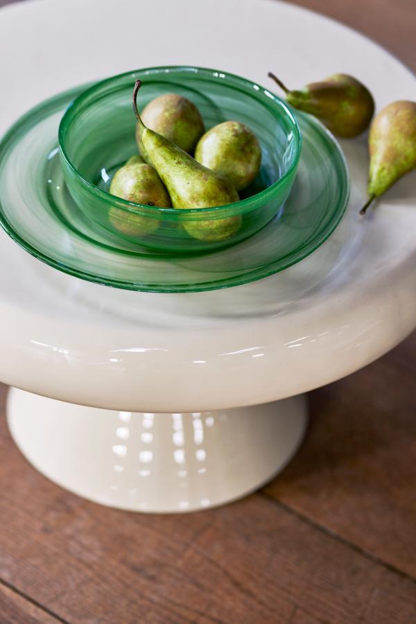 Bloomingville Amelie Bowl, Green, Glass