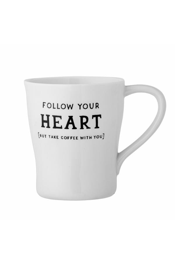 Creative Collection Wendy Mug, White, Stoneware