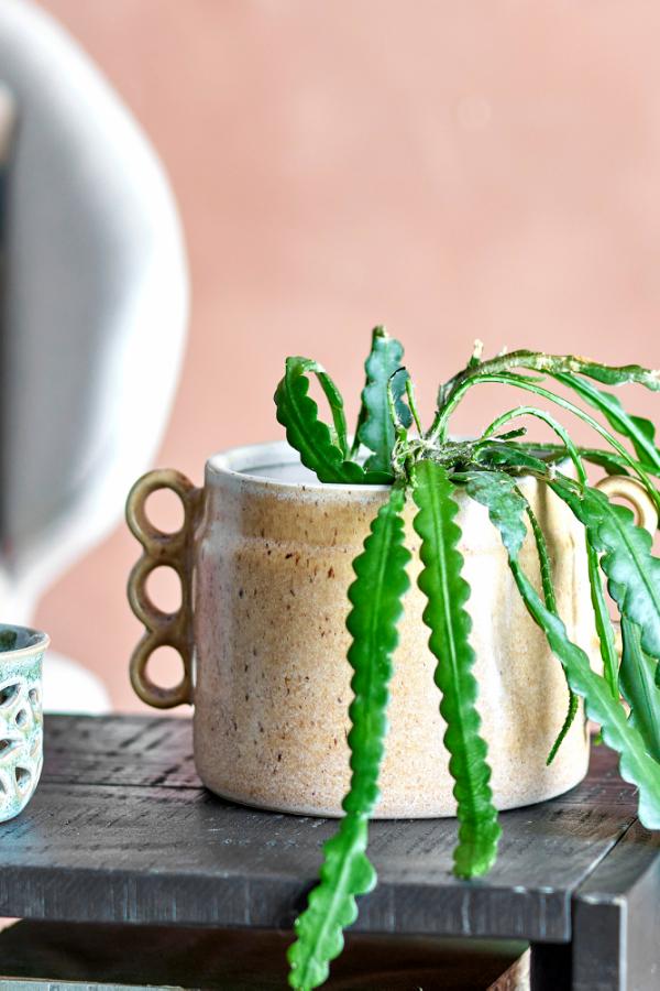 Creative Collection Souri Flowerpot, Brown, Stoneware