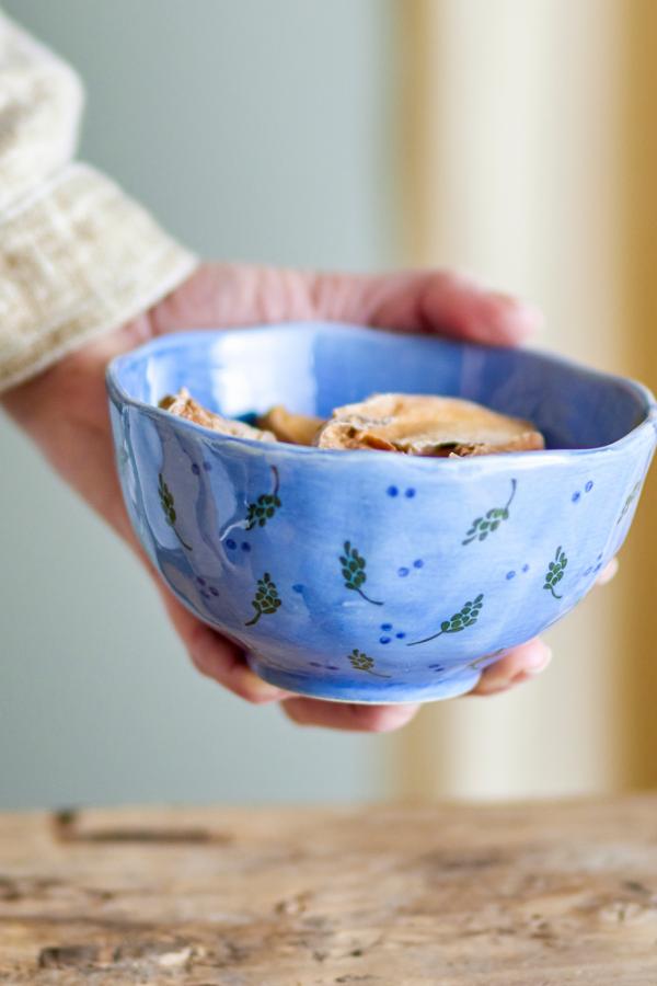 Bloomingville Pippine Bowl, Blue, Stoneware