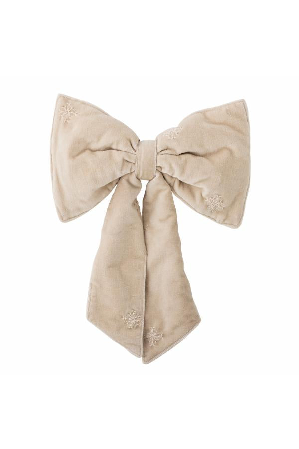 Bloomingville Ruby Deco Bow, Nature, Cotton
