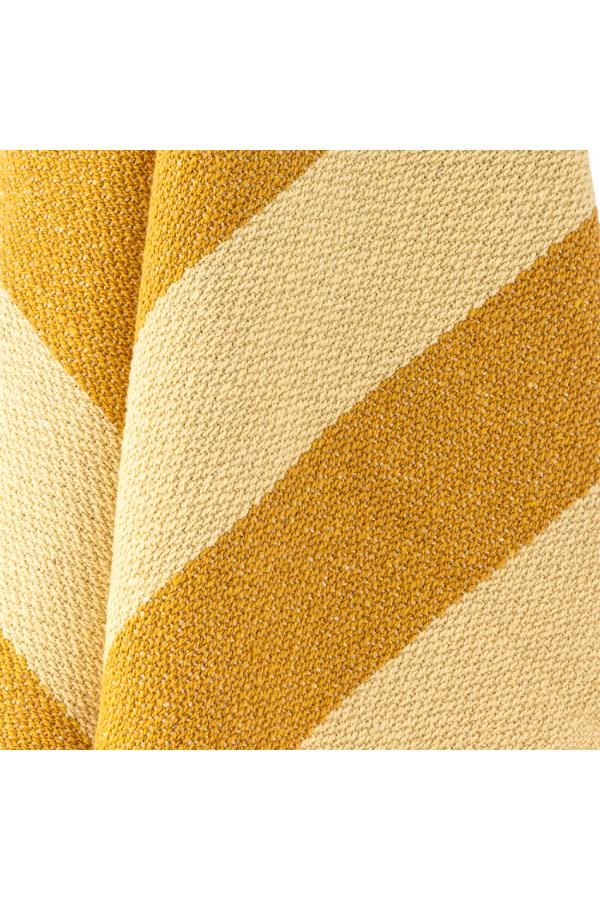 Bloomingville Frello Throw, Yellow, Recycled Cotton